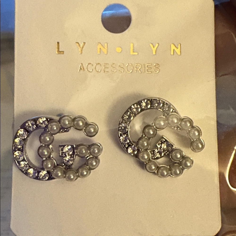 Pearl and Crystal Earrings